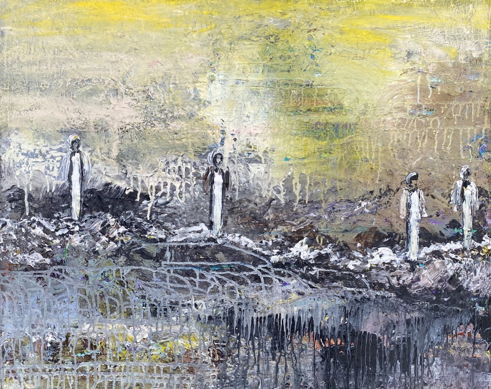 A New world. 80x100 cm