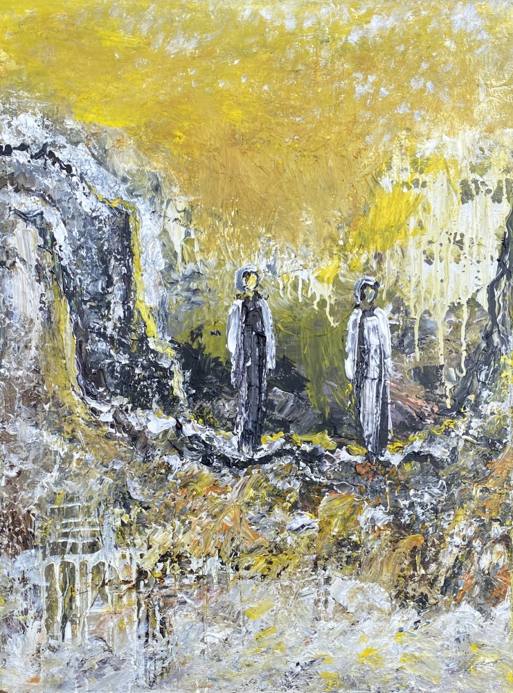 A new world in the mountains 60x80 cm