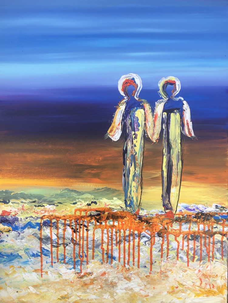 1.Maleri “Kærlighed og venskab” 60x80 cm