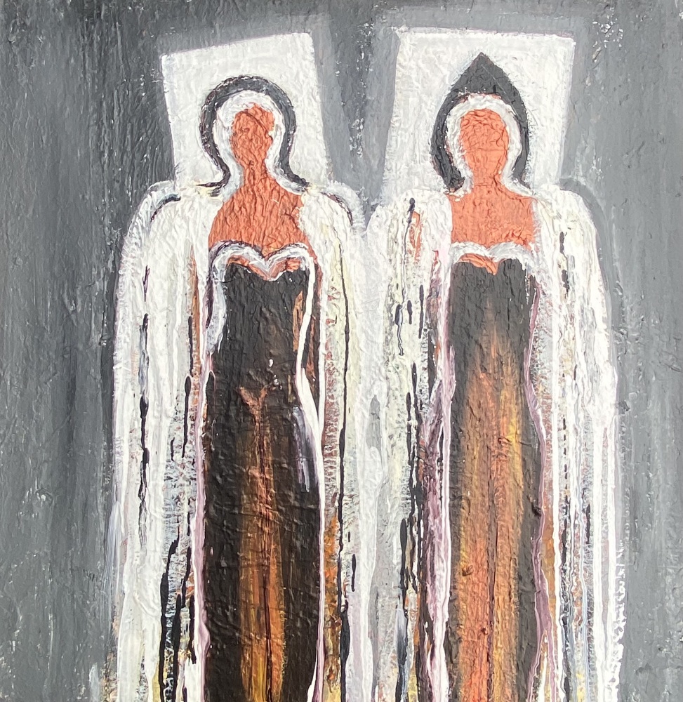 Icon Maleri “Ladies in the mood” 80x80 cm