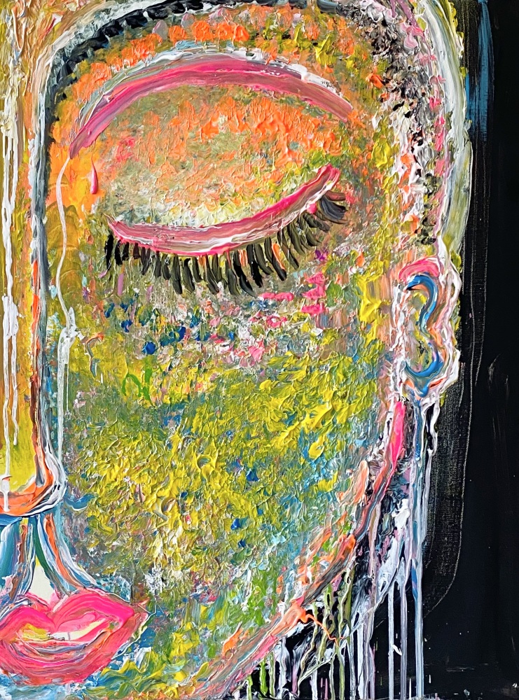 Pastel maleri “Living and peace” 60x80 cm